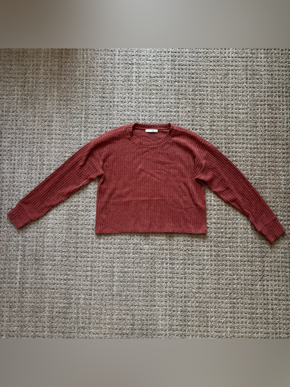 Aritzia Rust Long Sleeve S